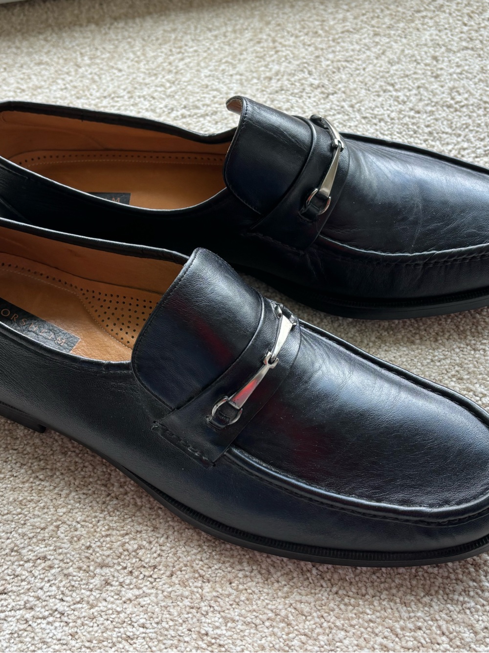Florsheim Tan Leather Oxford with Black Trim